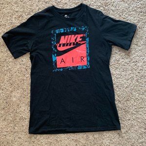 Nike Run Gray And Pink Short Sleeve Shirt Size S